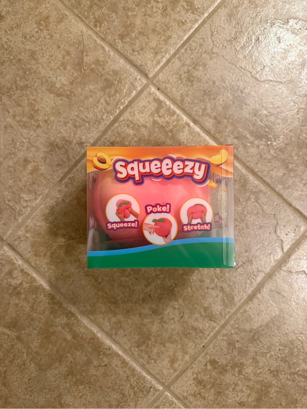 Squeezy Peach Squish Toy